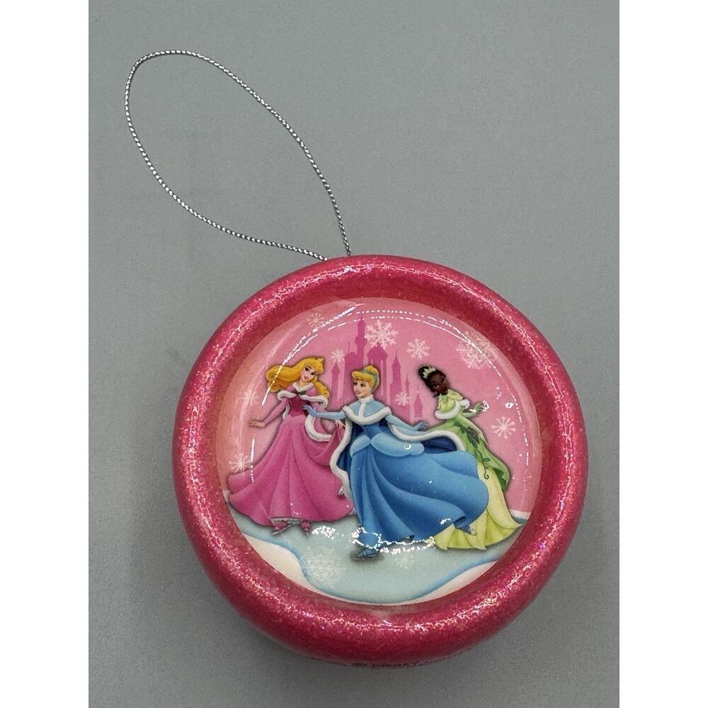 Hallmark Disney Princess Plastic Christmas Ornament Cinderella Belle Tiana 2011